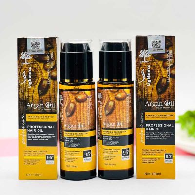 روغن مو لایتنس Lightness اصلی بدون سولفات حاوی آرگان و پروتئين